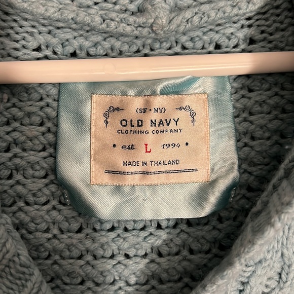 Lite blue knit sweater - Picture 5 of 6